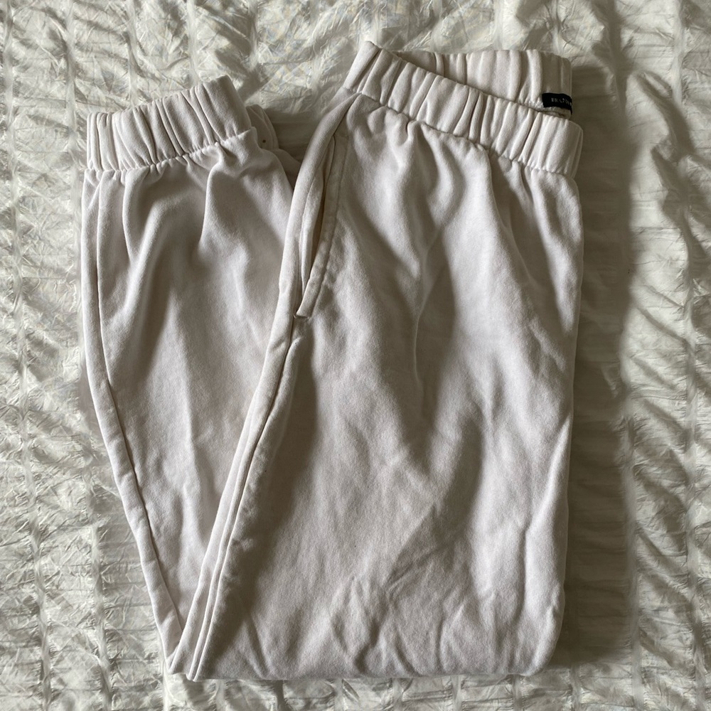 Brandy Melville White Sweat Pants